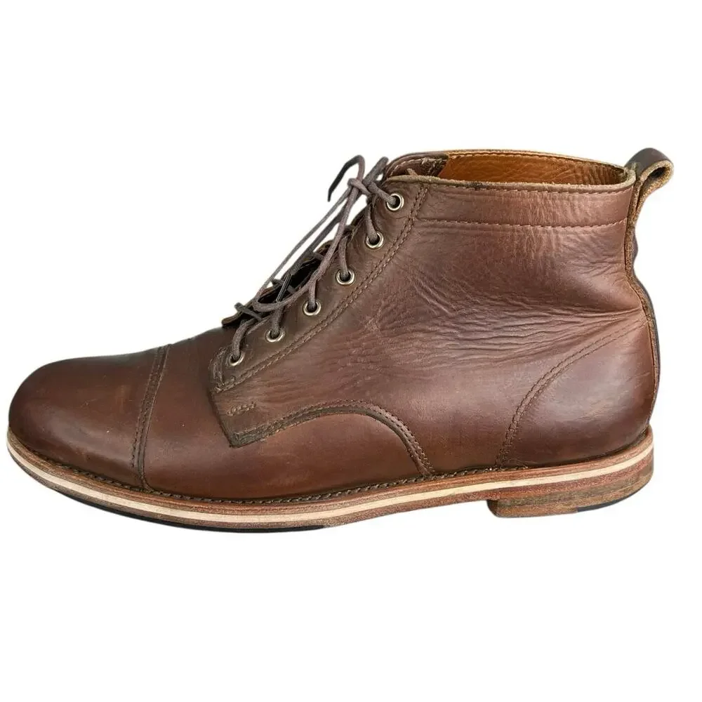 Helm Men’s Zind Brown Leather Chukka Boot Size US 12 D